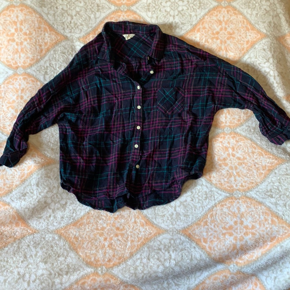 Aeropostale 3/4 sleeve button up